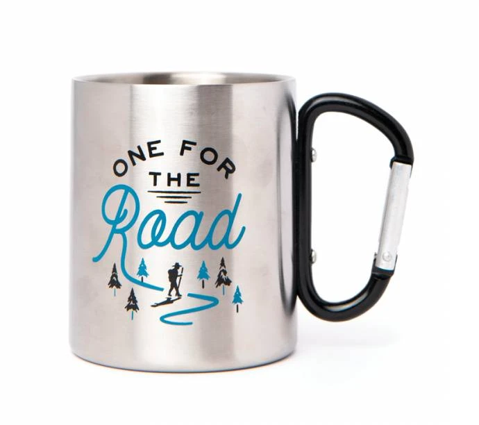 Mug De Voyage Mousqueton En Métal 225ml 1 Mug De Voyage Mousqueton En Métal 225ml