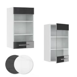 Meuble Haut Vitré Fame Blanc Brillant -ELO Soldes Boutique 4099e865c05e4f52b70450b33a0cf0ba