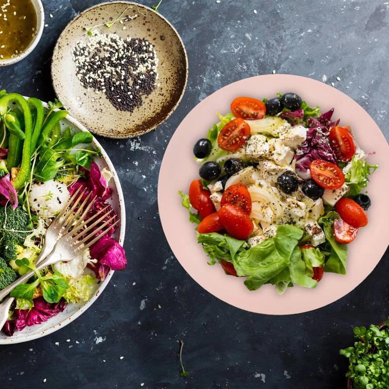 Saladier Bicolore En Lot De 2 2 Saladier Bicolore En Lot De 2 – Image 2