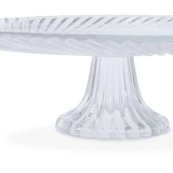 Plat à Gâteau En Verre Sur Pied -ELO Soldes Boutique 4d698e4a3b484aac89d08de30e603f6e