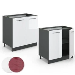 Meuble Sous évier Fame Blanc 11 Meuble Sous évier Fame Blanc -ELO Soldes Boutique 51c3ee976447486a906dc209ba1a909b