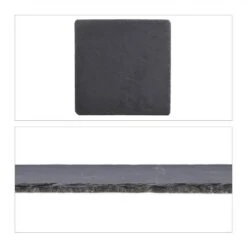 Plateau En Ardoise Carré Lot De 6 -ELO Soldes Boutique 5247f01411c542e5a871cedff83d1a69