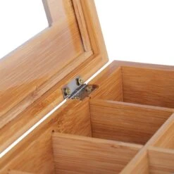 Boîte à Thé Bambou 24 Compartiments -ELO Soldes Boutique 53a46948316a4c1d8fac35d05f4463b8