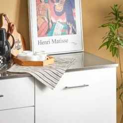 Desserte De Cuisine FKW117-W -ELO Soldes Boutique 54a5f240454f486ca83cb17cbcecd932