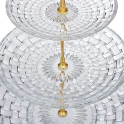 Présentoir à Gâteaux à 3 étages En Verre 13 Présentoir à Gâteaux à 3 étages En Verre -ELO Soldes Boutique 56634132119840e1ad1b1ee8e83de7ab