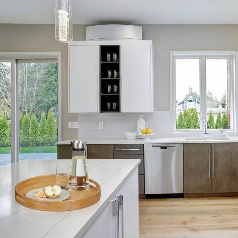 Plateau De Service Rond En Bambou 2 Plateau De Service Rond En Bambou – Image 2