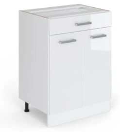 Meuble Bas R-Line 60cm Blanc Brillant