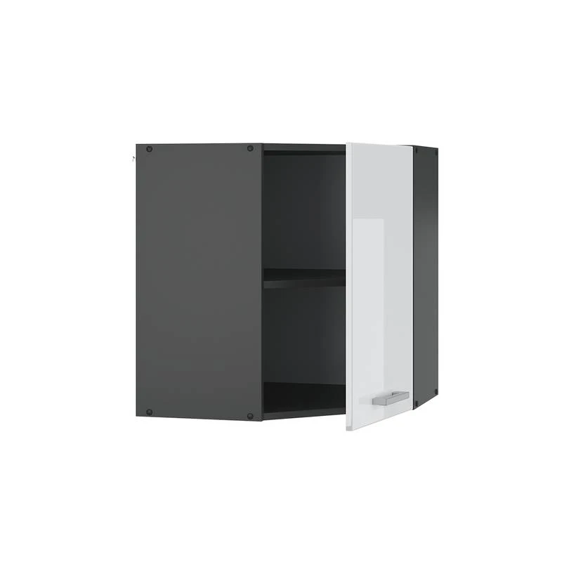 Meuble Haut D'angle R-Line 57cm Bordeaux 6 Meuble Haut D'angle R-Line 57cm Bordeaux â Image 6