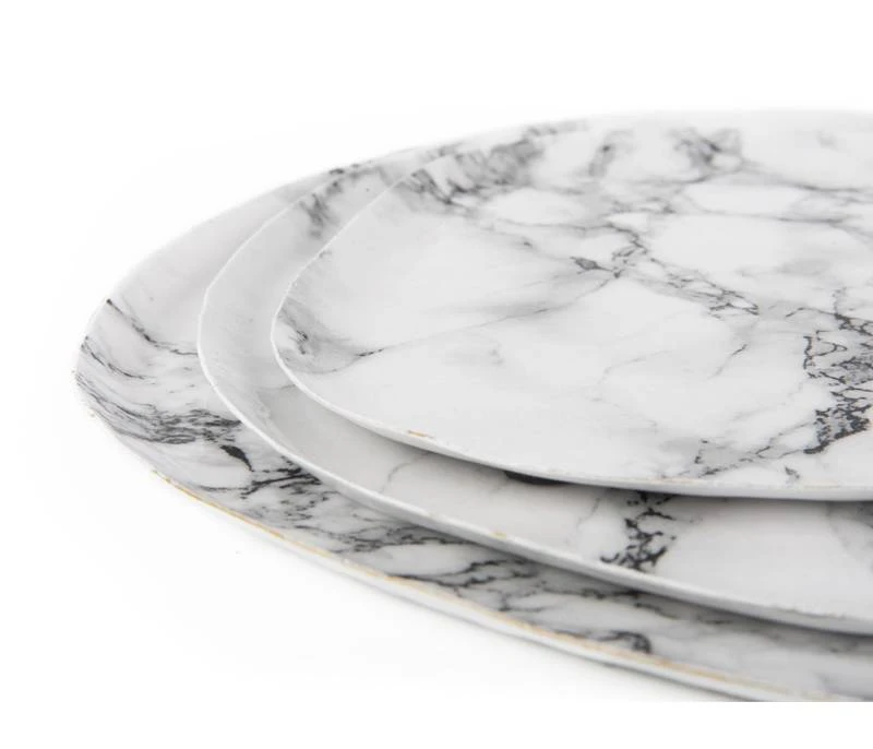 PRESENT TIME Plateau Marbre Look 4 PRESENT TIME Plateau Marbre Look – Image 4