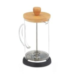 Machine à Café Avec Couvercle En Bambou