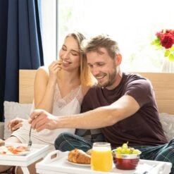 2x Tablettes De Lit Bambou Blanc Service -ELO Soldes Boutique 6d38e699ab574259be241f3bfe593da0