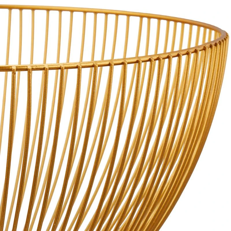 Corbeille à Fruits En Métal Doré 5 Corbeille à Fruits En Métal Doré – Image 5