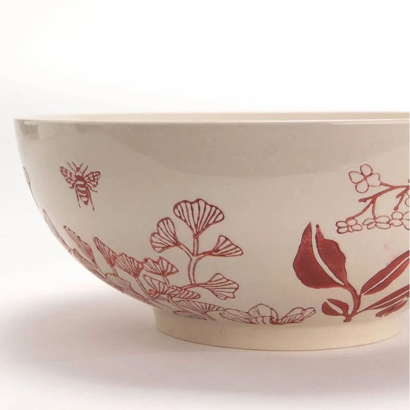 Amadeus Salad Bowl Zelie Rouge 2 Amadeus Salad Bowl Zelie Rouge â Image 2