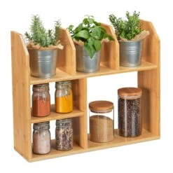 Étagère Bambou 6 Compartiments