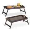 2x Tablettes De Lit Bambou Marron Foncé -ELO Soldes Boutique 85fa6902b27f401fb6c49dfe3eedae57