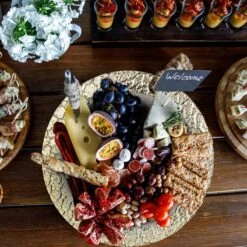 Plat De Service Avec Bord Doré -ELO Soldes Boutique 874b8c76b3ef47f39fd52adc45a050a3