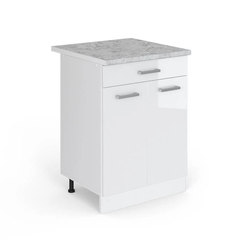 Meuble Bas R-Line Avec Plan De Travail 1 Meuble Bas R-Line Avec Plan De Travail