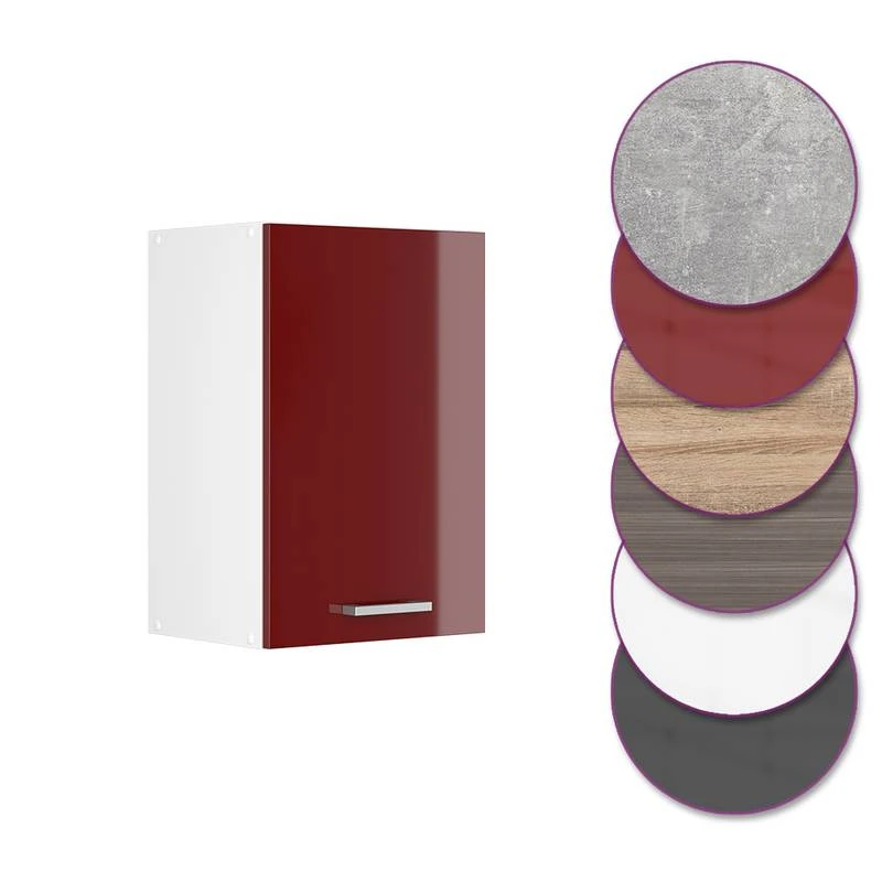 Meuble Haut R-Line 40cm Blanc Brillant 12 Meuble Haut R-Line 40cm Blanc Brillant â Image 12