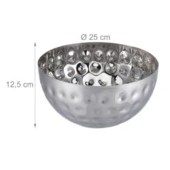 2x Saladiers Argentés Ø 25 Cm -ELO Soldes Boutique 91185990963a41879d18accbf17b0d00