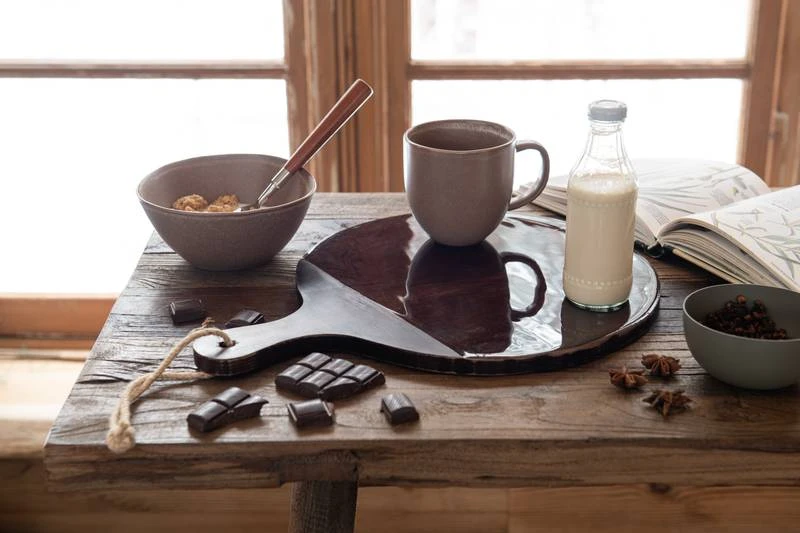 Planche Ronde Bois De Manguier Noir 2 Planche Ronde Bois De Manguier Noir – Image 2