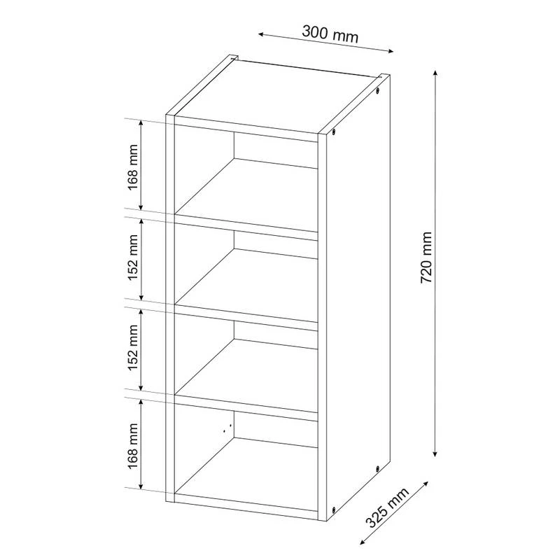Armoire Suspendue Fame Anthracite 4 Armoire Suspendue Fame Anthracite – Image 4