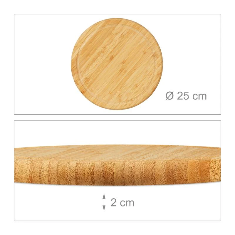 Planche Petit-déjeuner Bambou Set 25 Cm 4 Planche Petit-déjeuner Bambou Set 25 Cm – Image 4