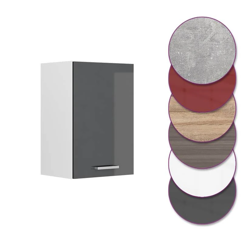 Meuble Haut R-Line 40cm Blanc Brillant 8 Meuble Haut R-Line 40cm Blanc Brillant â Image 8