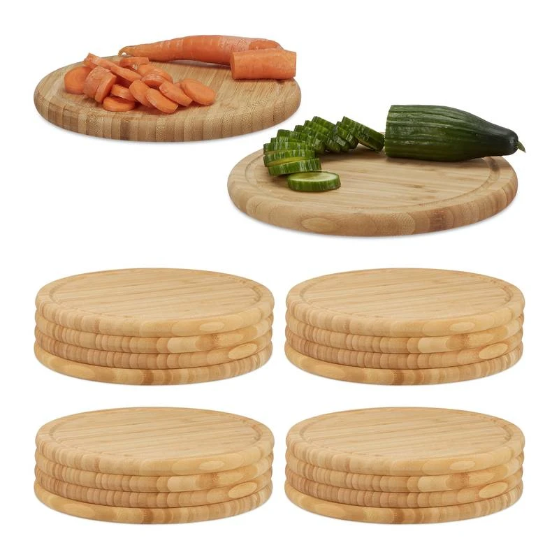 Planche à Découper Bambou 30cm Set De 18 1 Planche à Découper Bambou 30cm Set De 18