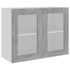 VIDAXL Armoire En Verre Suspendue -ELO Soldes Boutique a859cf45326f457fb5618c6ff500cd93