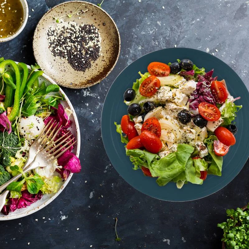 Saladier Bicolore En Lot De 2 15 Saladier Bicolore En Lot De 2 – Image 15