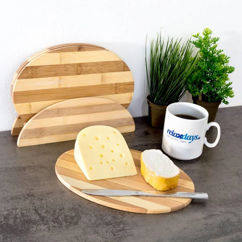 Planches à Découper En Bambou Lot 4 2 Planches à Découper En Bambou Lot 4 – Image 2