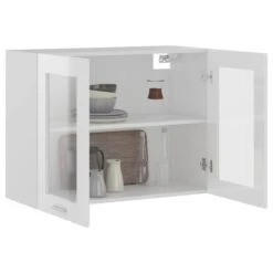 VIDAXL Armoire En Verre Suspendue -ELO Soldes Boutique bc7e407ee603451385a98462356f7afe