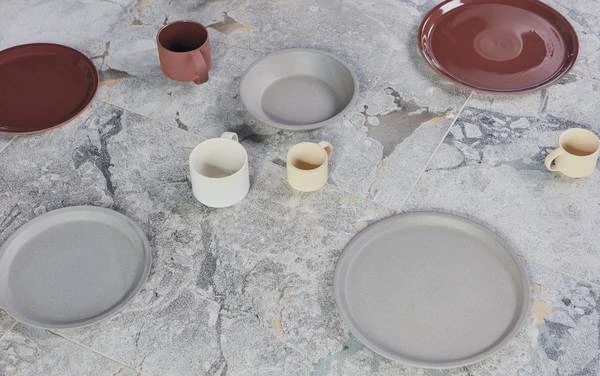 Assiette - Lot De 2 Marron Wengé 7 Assiette - Lot De 2 Marron Wengé – Image 7