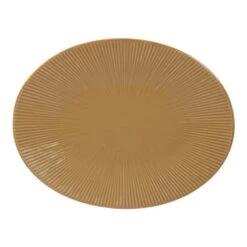 Plat Ovale Bohémia 41,5 Moutarde