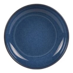 Assiette Creuse Uno Bleu Cobalt X6