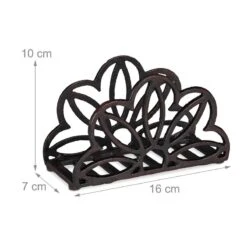 3x Porte-serviettes Fonte De Fer Fleurs -ELO Soldes Boutique c8ce3453605a4518b91390d0a85f537c