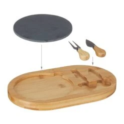 Plateau Fromage Bambou & Lot 2 Couverts -ELO Soldes Boutique c9880d14f38a467c84060076faf5a6d7