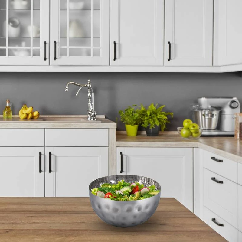 4x Saladiers Argentés Ø 20 Cm 2 4x Saladiers Argentés Ø 20 Cm – Image 2