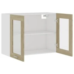 VIDAXL Armoire En Verre Suspendue -ELO Soldes Boutique cf651a55fa8440aa919b7f9db2b87956