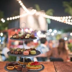 Présentoir Apéritif 3 étages En Lot De 4 -ELO Soldes Boutique cfb83cfd80ee494caadf715b6deb7354