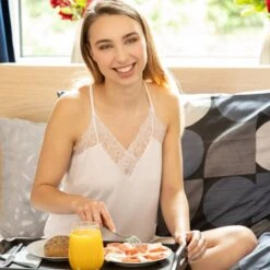 2x Tablettes De Lit Bambou Marron Foncé -ELO Soldes Boutique d070ae169a78461eaf2b81412d2ec671