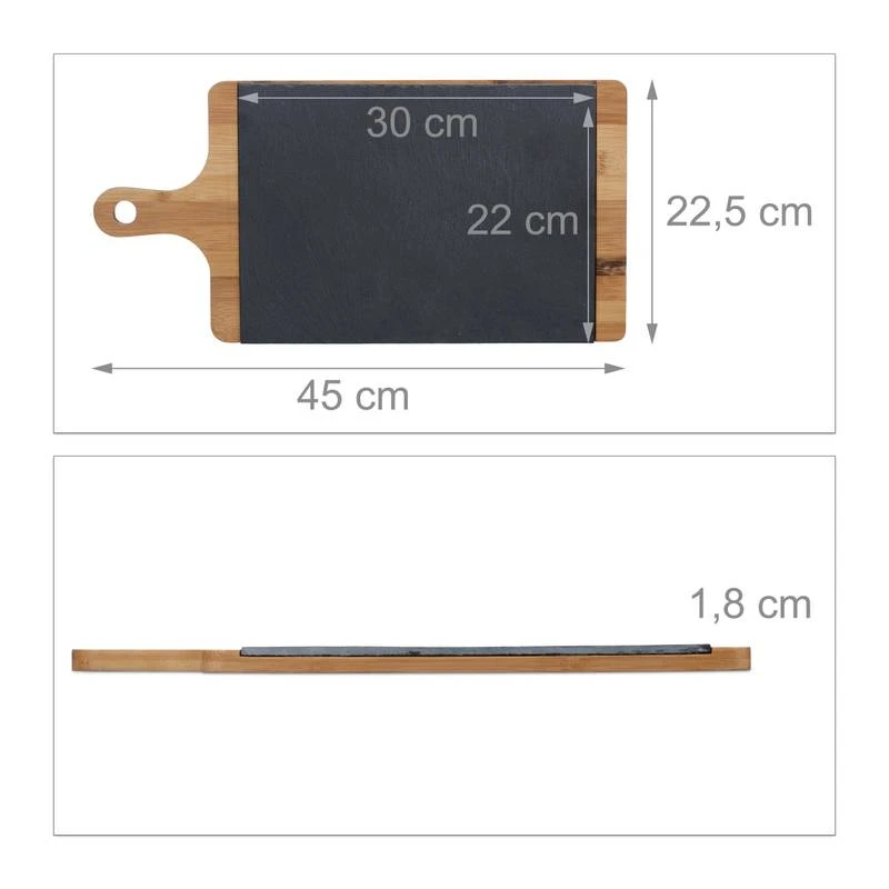 Planche De Service En Bambou Ardoise 4 Planche De Service En Bambou Ardoise – Image 4