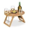 Mini-table Portative Ronde En Bambou -ELO Soldes Boutique daff6dc4382a4cb3a44a9bf7423e5619