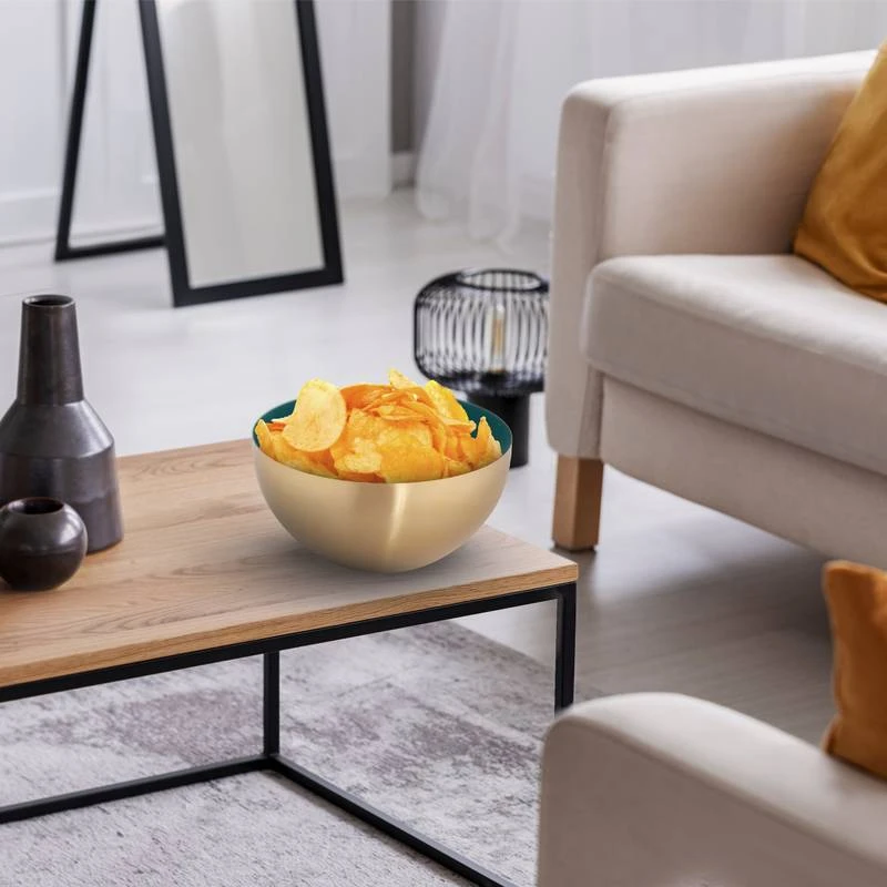 Saladier Vert-doré En Lot De 3 2 Saladier Vert-doré En Lot De 3 – Image 2