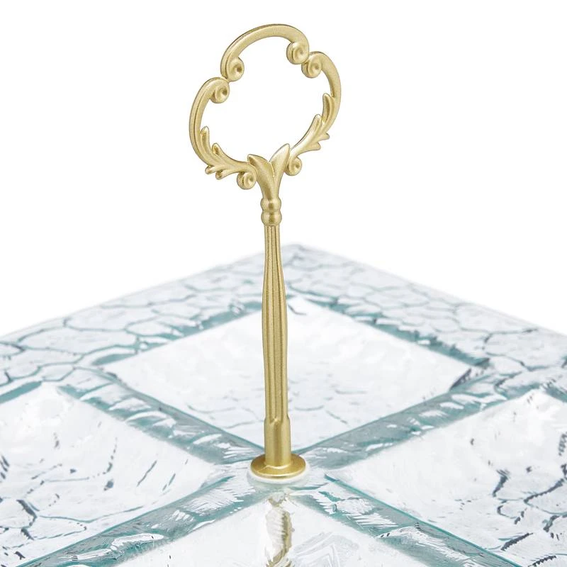 Serviteur Gâteau Carré En Verre 7 Serviteur Gâteau Carré En Verre – Image 7