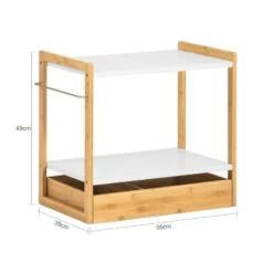 Étagère Micro Ondes KCR07-WN -ELO Soldes Boutique e027433af23c466cad5094e6b24faf96