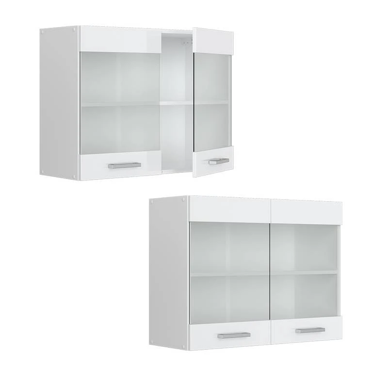 Meuble Haut Vitré R-Line 80cm 3 Meuble Haut Vitré R-Line 80cm – Image 3