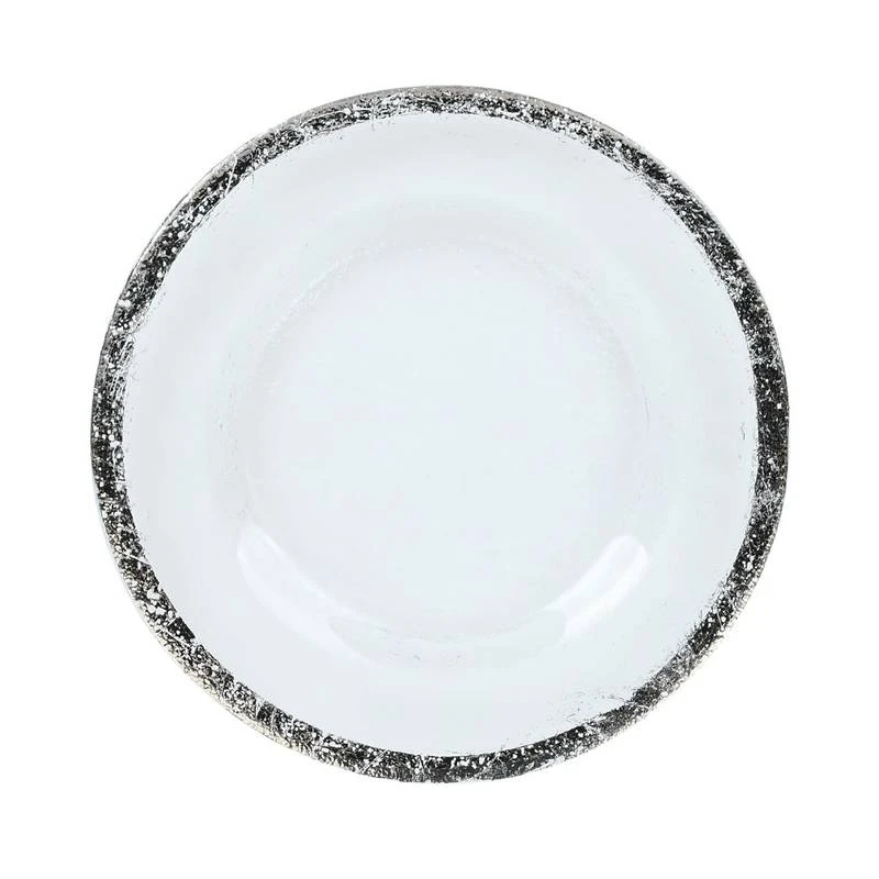 Assiette à Dessert Natural Silver X6 1 Assiette à Dessert Natural Silver X6