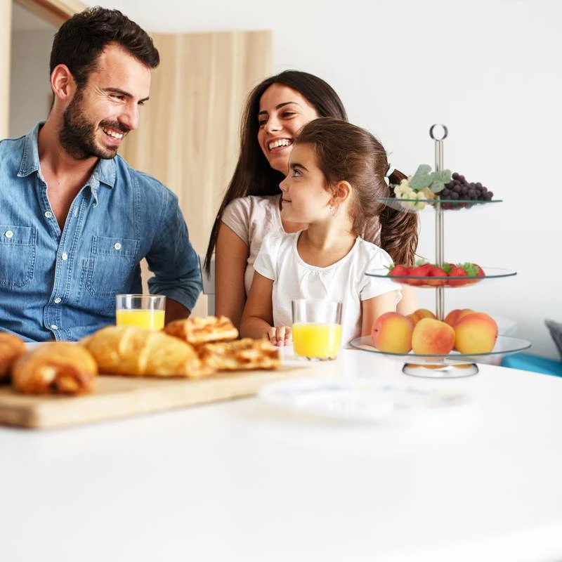 Etagère à Assiette Ronde 3 Niveaux 2 Etagère à Assiette Ronde 3 Niveaux – Image 2