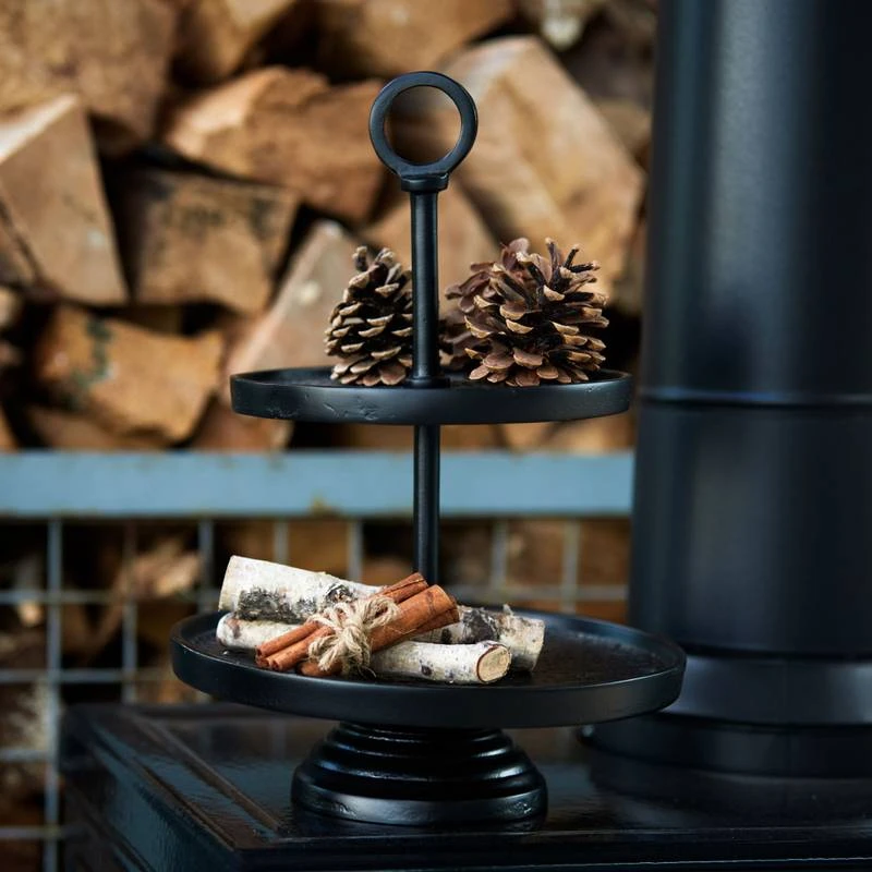 Etagère Lutek - Noir 2 Etagère Lutek - Noir – Image 2